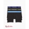 Мужское Нижнее белье (Modern Structure Cotton 3-Pack Boxer Brief) 61794-02 Черный With Active Синий/Fatigues/Bayou Синий