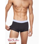 Мужские Трусы CALVIN KLEIN (Cotton Stretch 3-Pack Low Rise Trunk) 61824-02 Черный Bodies W/ Tomato/Soft Grape/Prepster Синий