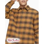 Чоловіча Сорочка CALVIN KLEIN (Heavy Flannel Plaid Pocket Shirt) 62564-02 Otter