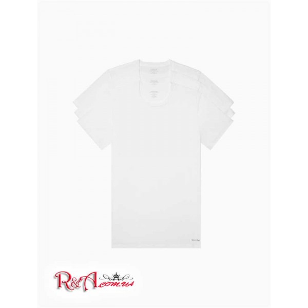 Мужская Футболка CALVIN KLEIN (Cotton Classic Fit 3-Pack Crewneck T-Shirt) 61844-02 Белый