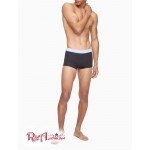 Мужские Трусы CALVIN KLEIN (Cotton Stretch 3-Pack Low Rise Trunk) 61824-02 Черный Bodies W/ Tomato/Soft Grape/Prepster Синий