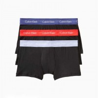 Чоловічі Труси (Cotton Stretch 3-Pack Low Rise Trunk) 61824-02 Чорний Bodies W/ Tomato/Soft Grape/Prepster Синій