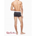 Мужские Трусы CALVIN KLEIN (Cotton Stretch 3-Pack Low Rise Trunk) 61824-02 Черный Bodies W/ Tomato/Soft Grape/Prepster Синий