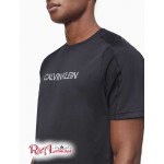 Мужская Футболка CALVIN KLEIN (Performance Recycled Polyester Logo T-Shirt) 62475-02 Черный