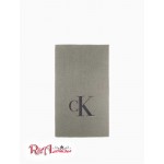 Мужской Шарф CALVIN KLEIN (Oversized Monogram Logo Scarf) 63085-02 Medium Серый Heather