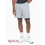 Мужские Шорты CALVIN KLEIN (Performance Technical Stretch 2-in-1 Shorts) 62455-02 Tradewinds