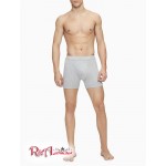 Мужское Нижнее белье CALVIN KLEIN (Cotton Classic Fit 3-Pack Boxer Brief) 46415-02 Серый Heather Белый Черный