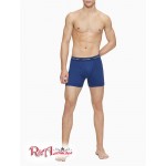 Мужское Нижнее белье CALVIN KLEIN (Cotton Classic Fit 3-Pack Boxer Brief) 46805-02 Medieval Синий Minnow Синий Bay