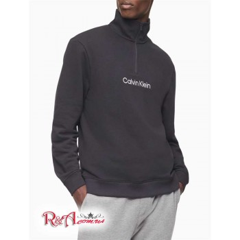 Мужской Свитшот (Relaxed Fit Logo French Terry 1/4 Zip Sweatshirt) 62635-02 Черный Beauty