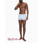 Мужские Трусы CALVIN KLEIN (Cotton Stretch 3-Pack Low Rise Trunk) 61825-02 Tomato/Soft Grape/Prepster Синий