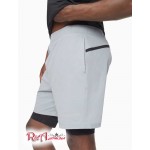 Мужские Шорты CALVIN KLEIN (Performance Technical Stretch 2-in-1 Shorts) 62455-02 Tradewinds