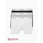 Мужское Нижнее белье CALVIN KLEIN (Modern Cotton Stretch 3 Pack Boxer Brief) 65765-02 Серый Heather Черный Белый Мужское Нижнее белье CALVIN KLEIN (Modern Cotton Stretch 3 Pack Boxer Brief) 65765-02 Серый Heather Черный Белый