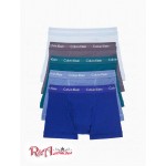 Мужские Трусы CALVIN KLEIN (Cotton Classic Fit 5-Pack Trunk) 52785-02 Мульти Синийs