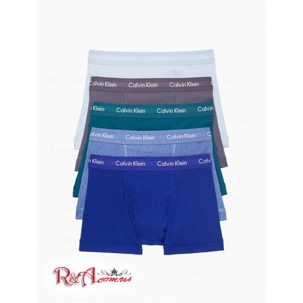 Мужские Трусы CALVIN KLEIN (Cotton Classic Fit 5-Pack Trunk) 52785-02 Мульти Синийs