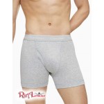 Мужское Нижнее белье CALVIN KLEIN (Cotton Classic Fit 3-Pack Boxer Brief) 46415-02 Серый Heather Белый Черный