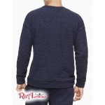 Мужской Свитшот CALVIN KLEIN (CK One Plush Sleep Sweatshirt) 61775-02 Синий Shadow