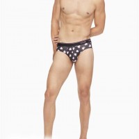 Чоловічий Нижня Білизна (CK ONE Micro Hip Brief) 65845-02 Чорний Amour Logo Print
