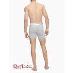 Мужское Нижнее белье CALVIN KLEIN (Modern Cotton Stretch 3 Pack Boxer Brief) 65765-02 Серый Heather Черный Белый Мужское Нижнее белье CALVIN KLEIN (Modern Cotton Stretch 3 Pack Boxer Brief) 65765-02 Серый Heather Черный Белый