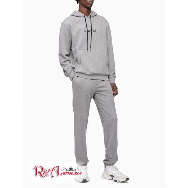 Мужские Джоггеры CALVIN KLEIN (Logo French Terry Knit Pull-On Joggers) 62395-02 Medium Серый Heather