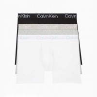 Мужское Нижнее белье (Modern Structure Cotton 3-Pack Boxer Brief) 61795-02 Белый/Серый Heather/Черный