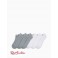 Мужской Носки (Cushion 6 Pack No Show Socks) 62255-02 Серый Heather/Белый