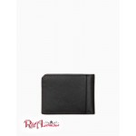Мужской Бумажник CALVIN KLEIN (Saffiano Leather Slim Bifold Wallet) 65856-02 Черный