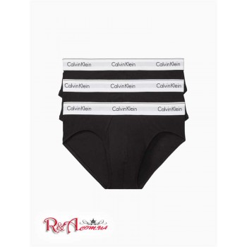 Мужское Нижнее белье (Modern Cotton Stretch 3 Pack Hip Brief) 65766-02 Черный