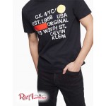 Мужская Футболка CALVIN KLEIN (205 CK Logo Crewneck T-Shirt) 62586-02 Черный Beauty