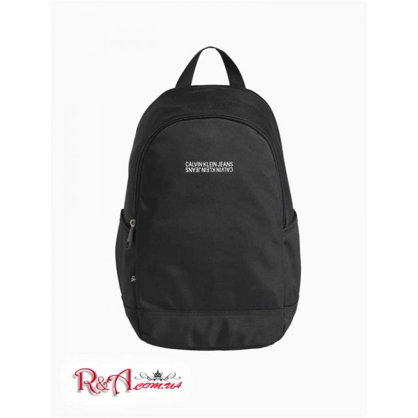 Чоловічий Рюкзак CALVIN KLEIN (Recycled Polyester Mirror Logo Backpack) 62276-02 Чорний