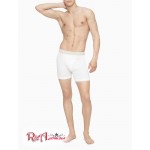 Мужское Нижнее белье CALVIN KLEIN (Cotton Classic Fit 3-Pack Boxer Brief) 61847-02 Белый/Royalty/Heather/Армия Зеленый