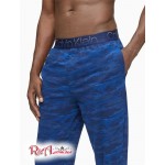 Мужские Джоггеры CALVIN KLEIN (Chill Logo Camo Sleep Joggers) 61777-02 Военно-Морской