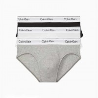 Чоловічий Нижня Білизна (Modern Cotton Stretch 3 Pack Hip Brief) 65767-02 Сірий Heather Чорний Білий Чоловічий Нижня Білизна (Modern Cotton Stretch 3 Pack Hip Brief) 65767-02 Сірий Heather Чорний Білий