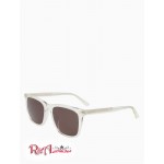 Мужские Солнцезащитные Очки CALVIN KLEIN (Modern Square Acetate Sunglasses) 63127-02 Crystal Светлый Желтый