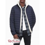 Мужская Куртка CALVIN KLEIN (Sherpa Full Zip Puffer Jacket) 65757-02 True Военно-Морской