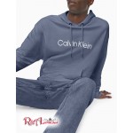 Мужское Худи CALVIN KLEIN (Relaxed Fit Logo French Terry Hoodie) 62627-02 Темный Slate