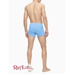 Мужские Трусы CALVIN KLEIN (Cotton Classic Fit 3-Pack Trunk) 46807-02 Medieval Синий Minnow Синий Bay