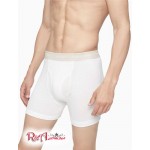 Мужское Нижнее белье CALVIN KLEIN (Cotton Classic Fit 3-Pack Boxer Brief) 61847-02 Белый/Royalty/Heather/Армия Зеленый