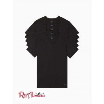 Мужская Футболка (Cotton Classics 5-Pack V-Neck T-Shirt) 61887-02 Черный