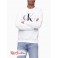Чоловічий Світшот (Monogram Logo Crewneck Sweatshirt) 62617-02 Блискучий Білий