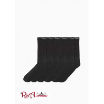Чоловічий Шкарпетки (6-Pack Logo Crew Socks) 47367-02 Чорний
