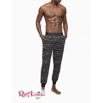 Мужские Джоггеры (Chill Logo Camo Sleep Joggers) 61778-02 Черный
