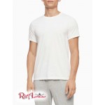 Мужская Футболка CALVIN KLEIN (Cotton Classics 5-Pack Crewneck T-Shirt) 61888-02 Белый/ Серый