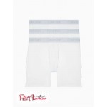 Мужское Нижнее белье CALVIN KLEIN (Pima Cotton 3-Pack Boxer Brief) 61808-02 Белый Мужское Нижнее белье CALVIN KLEIN (Pima Cotton 3-Pack Boxer Brief) 61808-02 Белый