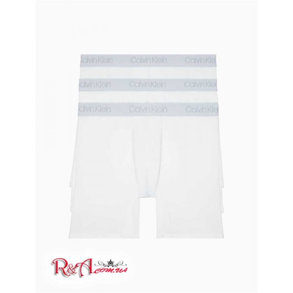 Мужское Нижнее белье CALVIN KLEIN (Pima Cotton 3-Pack Boxer Brief) 61808-02 Белый Мужское Нижнее белье CALVIN KLEIN (Pima Cotton 3-Pack Boxer Brief) 61808-02 Белый