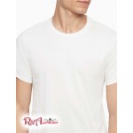 Мужская Футболка CALVIN KLEIN (Cotton Classics 5-Pack Crewneck T-Shirt) 61888-02 Белый/ Серый