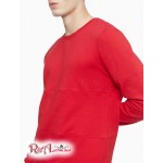 Мужской Свитшот CALVIN KLEIN (Gloss Logo Sleep Sweatshirt) 61768-02 Rustic Красный