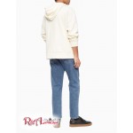 Мужское Худи CALVIN KLEIN (Relaxed Fit Logo French Terry Hoodie) 62629-02 Papyrus