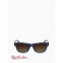 Мужские Солнцезащитные Очки (Modified Rectangle Sunglasses) 63109-02 Striped Синий