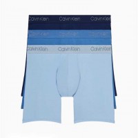 Чоловічий Нижня Білизна (Pima Cotton 3-Pack Boxer Brief) 61809-02 Військово-Морський/Lakefront/Rapid Синій Чоловічий Нижня Білизна (Pima Cotton 3-Pack Boxer Brief) 61809-02 Військово-Морський/Lakefront/Rapid Синій