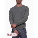 Мужской Свитер CALVIN KLEIN (Merino Wool Crewneck Sweater) 62549-02 Gunmetal Heather